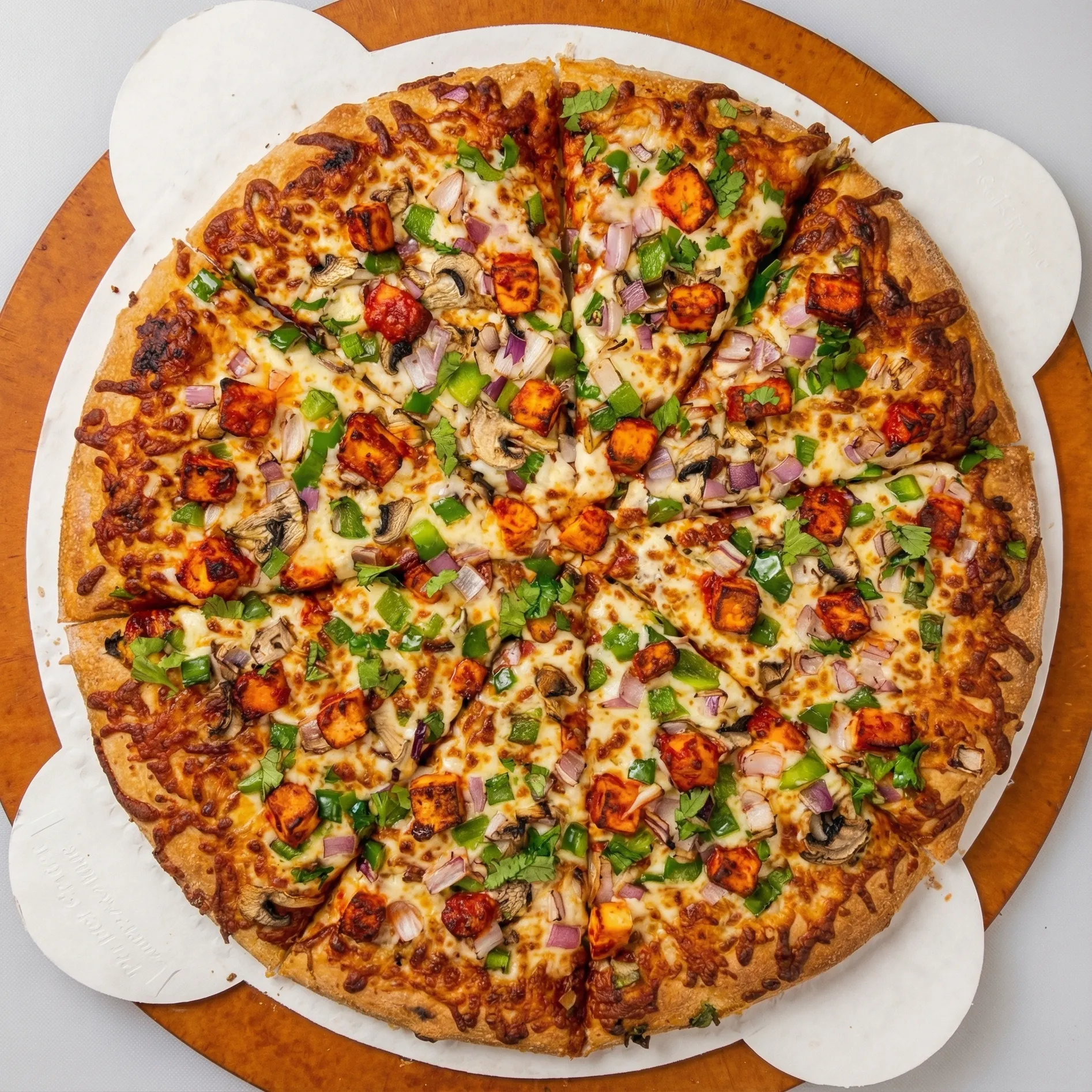 Tandoori Paneer Pizza at Desi Boy'z Pizza in Southeast Edmonton